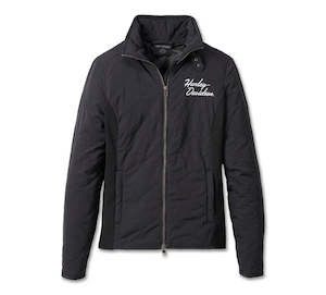 Womens Jackets Vests: Harley-Davidson Ladies Milwaukee Quilted Jacket