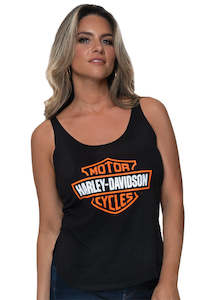 Womens Tees Shirts: Harley-Davidson Ladies Bar & Shield Dealer Tank