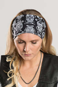Womens Hats Beanies: EZ Bandz Sugar Skulls