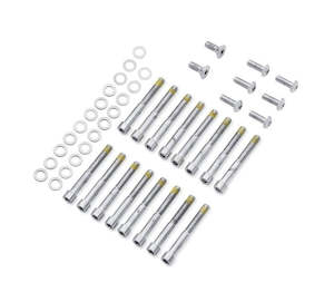 Custom Accessories Trims: CHROME PRIMARY COVER SCRE KIT XL SPORTSTER