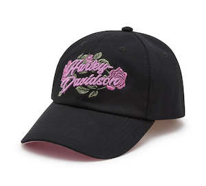 Harley-Davidson Ladies Rose & Thorn Strapback Cap