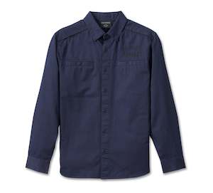 Harley-Davidson Men's Dark Blue Staple Shirt
