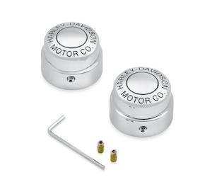 Harley-Davidson Motor Co. Front Axle Nut Covers