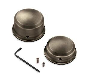 Axle Nut Covers: Brass Rear Axle Nut Covers