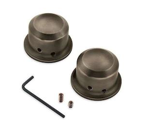 Axle Nut Covers: Brass Front Axle Nut Covers