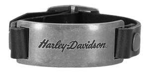Harley-Davidson Unisex Leather Cuff Bracelet