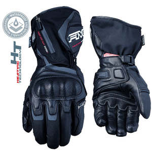 Womens Gloves: Hg1 Black Heated Waterproof Gloves