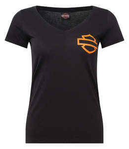 Harley-Davidson Ladies Open Bar & Shield Tee