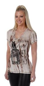 Smooth As Aged Whiskey Ladies Tee