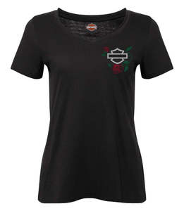 Womens Tees Shirts: Harley-Davidson Thicket Ladies Dealer Tee
