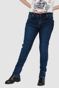Resurgence Women's Skinny Riding Jeans Med Blue