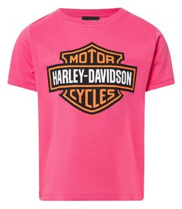 Girls Gear: Harley-Davidson Girls B&S Pink Dealer Tee