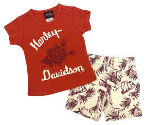 Girls Harley-Davidson Tee & Short Set