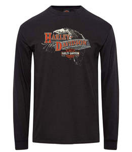 Mens Clearance Sales: Harley-Davidson Aged Men's L/S Dealer Tee