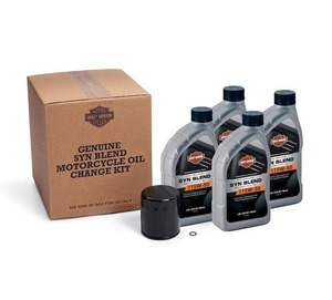 4 Qt. H-D Syn Blend Oil Change Kit - '21 & Later Revolution Max