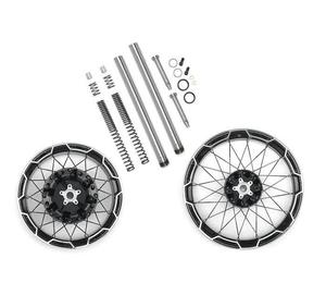 Combo Cast Laced 21 In. Front/18 In. Rear Wheel Kit