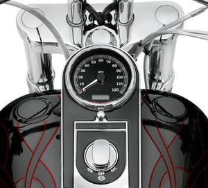 Flush-Mount Fuel Cap And Gauge Kit - Dyna