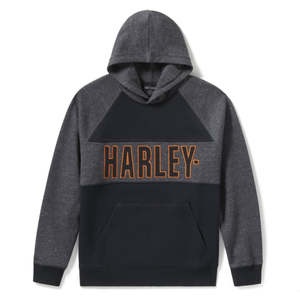 Harley-Davidson Bar Font Colour Block Hoodie