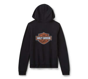 Womens Sweatshirts Hoodies: Harley-Davidson Ladies Essential Bling Hoodie