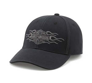 Harley-Davidson Ladies Vintage Flame Ponytail Cap
