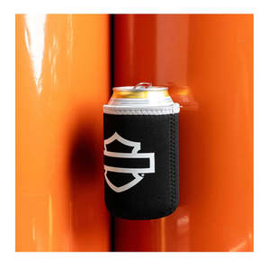 Harley Drinkware: Harley-Davidson Open Bar & Shield Magnetic Can cooler