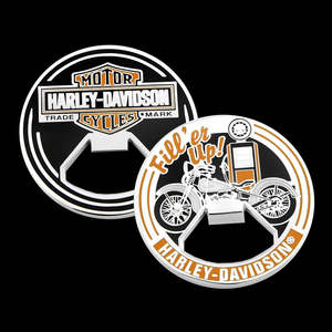 Pins Patches: Harley-Davidson Challenge Coin Fill 'Er Up