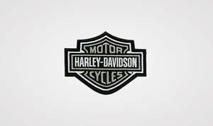 Bar & Shield Grey Patch 4"