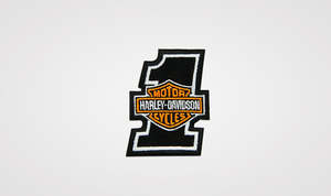 Harley-Davidson #1 Bar & Shield Patch