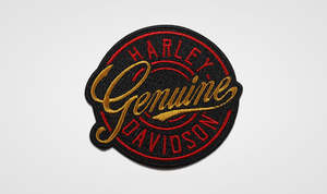 Pins Patches: Harley-Davidson Genuine Round Patch