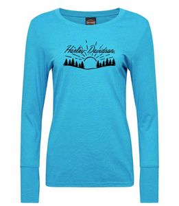 Harley-Davidson Scenic Ladies Long Sleeve Dealer Tee