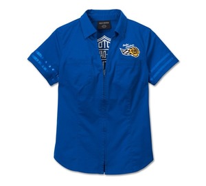 Womens Clearance Sale: Harley-Davidson Ladies Lapis Blue Shirt