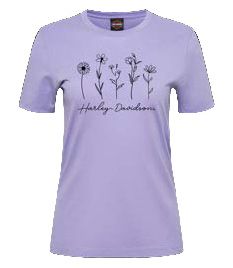 Womens Tees Shirts: Harley-Davidson Sketch Ladies Dealer Tee