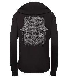 Womens Sweatshirts Hoodies: Harley-Davidson Aerialist Ladies Dealer Hoodie