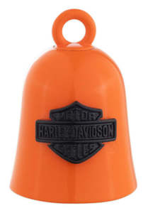 Ride Bells: Harley-Davidson Orange Ride Bell with B&S