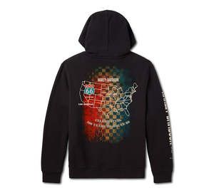 Sweatshirts Hoodies: Harley-Davidson Route 66 Anniversary Full Zip Hoodie