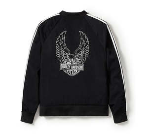 Womens Jackets Vests: Harley-Davidson Ladies Freedom Eagle Bomber Jacket