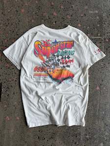 Racing: y2k Car Racing Graphic T-shirt - L