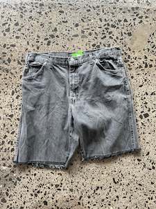 Jorts: Black Dickies Denim Jorts - 36W