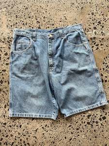 Jorts: Wrangler Mid Wash Jorts - 38W