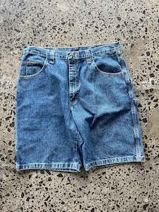 Wrangler Dark Blue Denim Jorts -38W