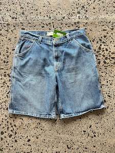 Hazy Blue Denim Carpenter Jorts - 36W