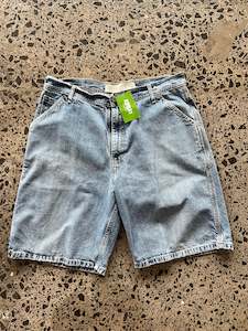 Stone Wash Carpenter Jorts - 34W