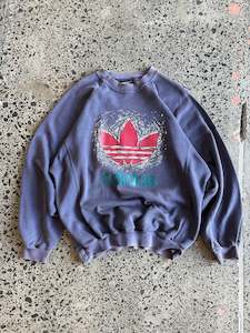 Hoodies: 2000's Adidas Logo Crewneck - L
