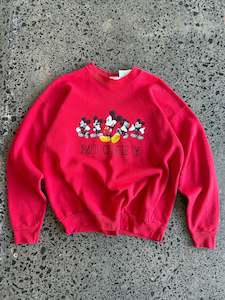 Disney Mickey Mouse Crewneck - L