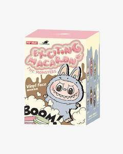 Labubu Pop Mart The Monsters Tasty Macarons Vinyl Plush Pendant Single Blind Box