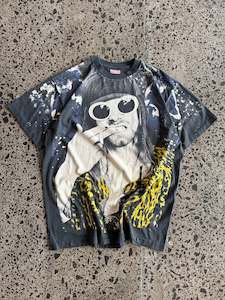 Hottest Items Right Now: 90's Single Stitch Blank Reprint Kurt Cobain T-shirt - L