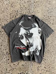 90's Single Stitch Blank Reprint Marilyn Manson Tee - L