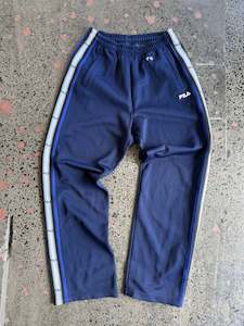 Trackies: Women's y2k Blue Fila Trackies - M/L