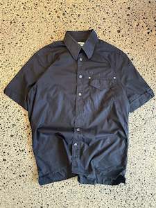 Black Versace Short Sleeve Shirt - L