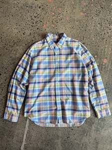 Dress Shirts: Checkered Ralph Lauren Polo Button Up Shirt - 2XL